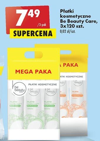 Biedronka Płatki kosmetyczne nagietek be beauty care oferta