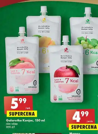 Biedronka Galaretka konjac brzoskwiniowa jelly.b oferta