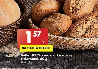 Biedronka Bułka z mąki orkiszowej ziarnami oferta