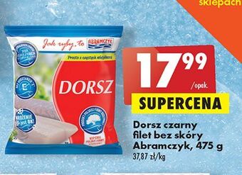 Biedronka Dorsz czarny filet abramczyk oferta
