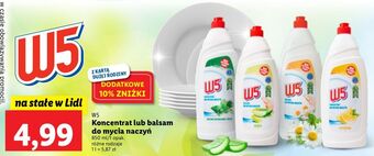 Lidl Balsam do mycia naczyń aloes w5 oferta