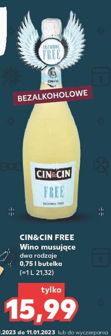 Kaufland Wino cin&cin free oferta