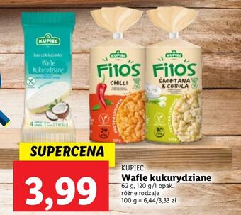 Wafle kukurydziane śmietana & cebula kupiec fitos