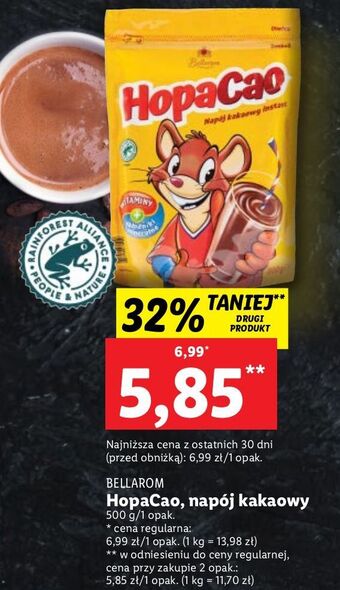 Lidl Napój kakaowy hopacao bellarom oferta