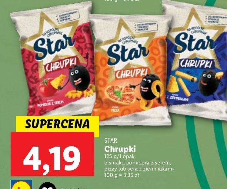 Promocja Chrupki pizza star w Lidl