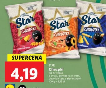 Lidl Chrupki pizza star oferta
