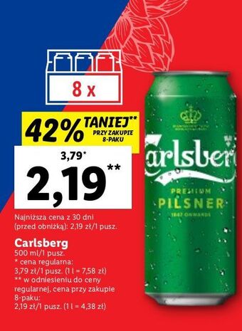 Lidl Piwo carlsberg oferta
