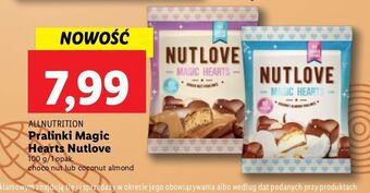 Lidl Pralinki magic hearts nutlove coconut almond allnutrition oferta