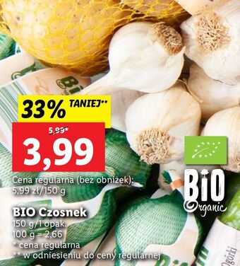 Lidl Czosnek bio bio organic oferta