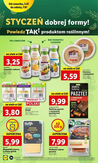 Lidl Kiełki fasoli mung uniflora oferta