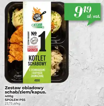 Społem Społem PSS Zestaw obiadowy schab / ziem / kapus. 400 g oferta