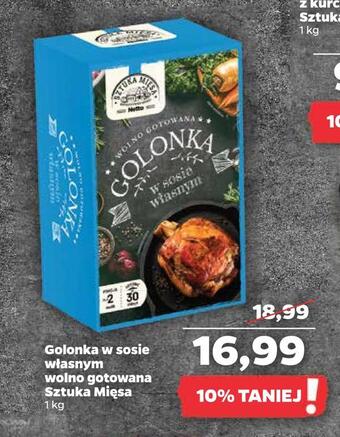 Netto Golonka w sosie własnym wolno gotowana sztuka mięsa oferta