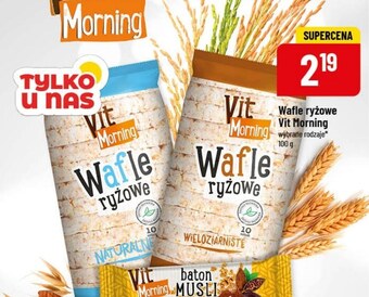 Polomarket Wafle ryżowe vit morning oferta