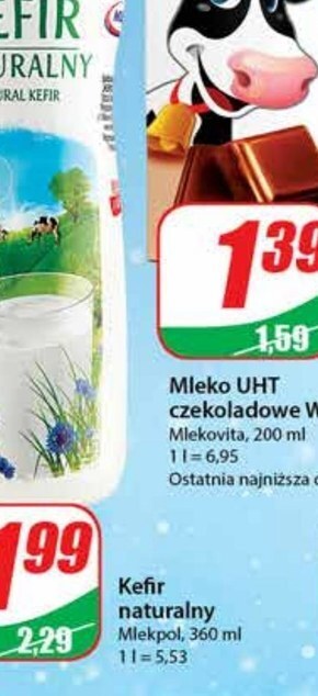 Dino Mlekpol kefir naturalny 360 ml oferta