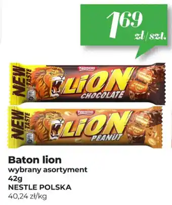 Społem Nestle Polska Baton Lion wybrany asortyment 42g oferta