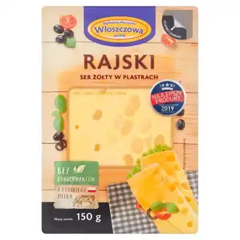 Lidl Włoszczowa ser żółty rajski w plastrach 150 g oferta