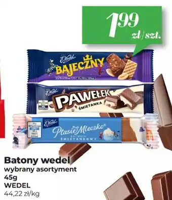 Społem Wedel Baton wedel wybrany asortyment 45g oferta