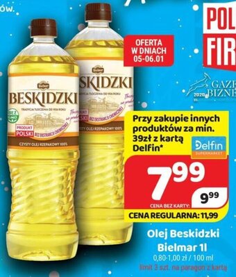 Delfin Bielmar Olej Beskidzki 1l oferta