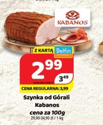 Delfin Kabanos Szynka od Górali 100g oferta