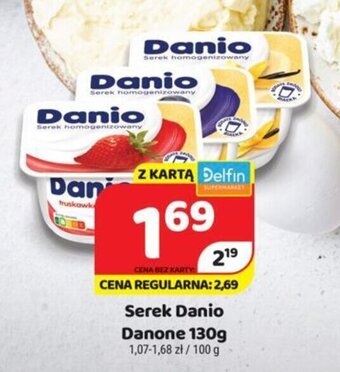 Delfin Danone Serek Danio 130g oferta