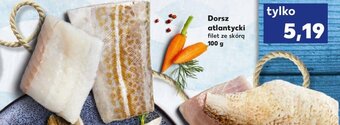 Kaufland Dorsz atlantycki filet ze skórą 100g oferta