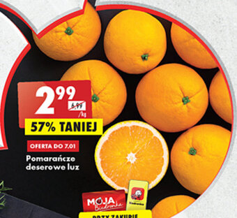 Biedronka Pomarańcze deserowe luz 1kg oferta