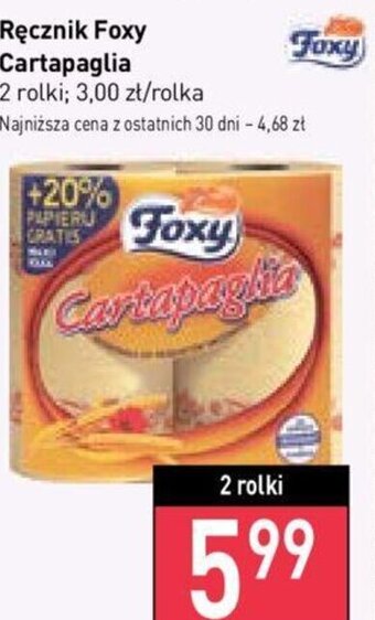 Stokrotka Foxy ręcznik Cartapaglia 2 rolki oferta