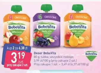 Stokrotka BoboVita deser 80g tubka oferta