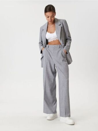 Sinsay Spodnie z kantem oferta