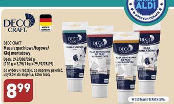 ALDI Klej montażowy deco craft oferta