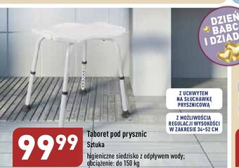 ALDI Taboret pod prysznic oferta