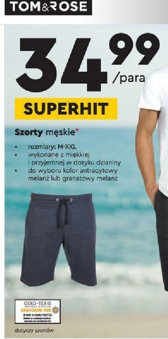 Biedronka Szorty męskie oferta
