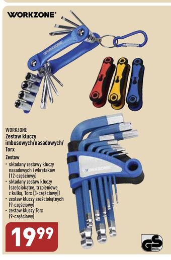ALDI Zestaw kluczy torx work zone oferta