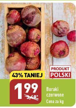 ALDI Buraki czerwone oferta