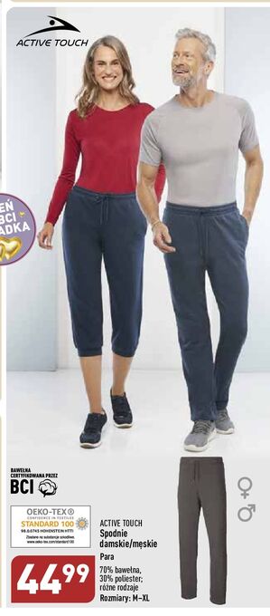 ALDI Spodnie damskie dresowe m-xl active touch oferta