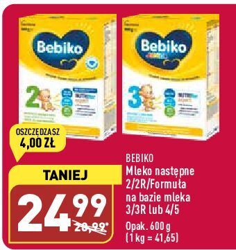 ALDI Mleko 4 bebiko junior oferta