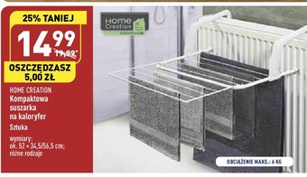 ALDI Suszarka kompaktowa na kaloryfer home creation oferta