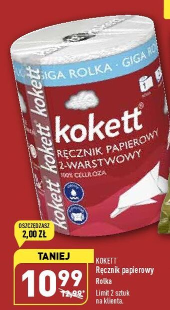 ALDI Ręcznik papierowy 2-warstwowy kokett oferta