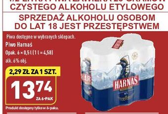 ALDI Piwo harnaś jasne pełne oferta