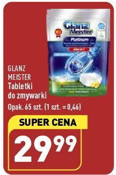 ALDI Tabletki do zmywarki platinum glanzmeister oferta