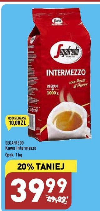 ALDI Kawa segafredo intermezzo oferta
