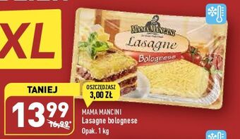 ALDI Lasagne bolognese mama mancini oferta