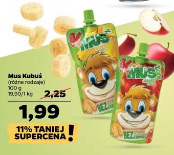Netto Mus jabłko kubuś 100% oferta