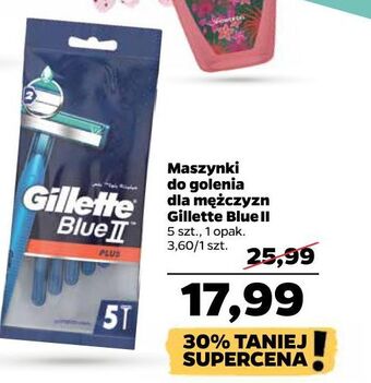 Netto Maszynka do golenia gillette blue ii plus oferta