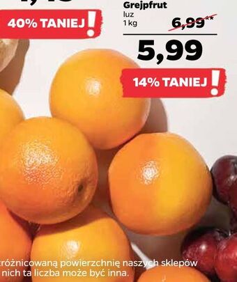 Netto Grejpfruty oferta