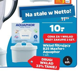 Netto Wkład filtrujący b25 maxfor+ aquaphor oferta