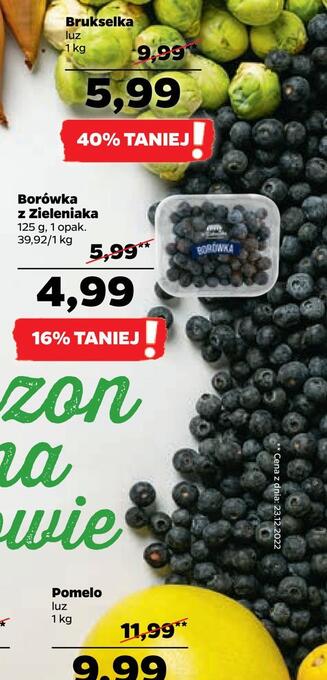 Netto Borówka z zieleniaka oferta