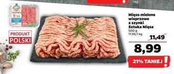 Netto Mięso mielone wieprzowe z szynki sztuka mięsa oferta