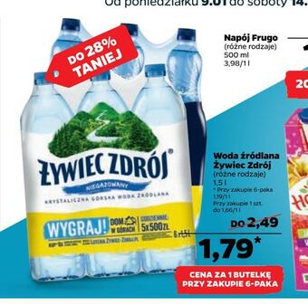 Netto Woda źródlana żywiec zdrój oferta