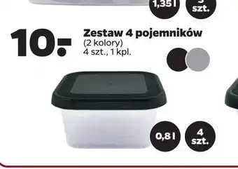 Netto Zestaw 4 pojemników oferta